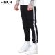 Wholesale 3m reflective striped pants mens custom casual streetwear jogger sports trousers