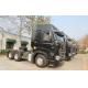 Black Color Used Tractor Trucks HOWO 6 X 4 Truck Tractor 420 Hp Manual Transmission