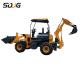 4 X 4 Flange Cylinder Towable Backhoe Loader Easy Operation