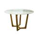 Practical Modern Round Dining Table , Multifunctional Marble Top Side Table