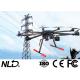 Empty Weight 4kg Powerline Inspection Drone For Overhead Line Construction