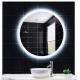 Environmental Wall Round Illuminated Bathroom Mirror / Modern Vanity Mirror With Lights