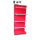 Factory customized color size red store shelves gondola supermarket shelves for sale