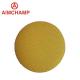 Yellow Aluminum Oxide Hook And Loop Sandpaper 5 Inch 125mm 8 Holes