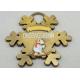 Personalized 2D or 3D Souvenir Badges / Ski Badge with Antique Gold, Nickel, Brass Plating
