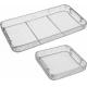 Wire Mesh Surgical Instrument Sterilization Containers Tray For Washing / Sterilizing