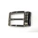 Single Prong Pin Buckle Replacement For 1.38 Inches (35mm) Wide Strap With Brushed Gunmetal Color Zinc Alloy