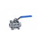 CL150 - 2500 Pressure Floating Type Ball Valve Forged Steel Lever Operation