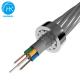 48core 144core OPGW Fiber Cable Outdoor Power Cable Overhead Pipe Through