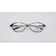 Vintage cateye optical frame pure titanium high end glasses olorful paper