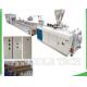 Bimetallic WPC Board Production Line , 280kg / Hr Profile Extrusion Equipment