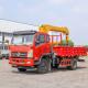 14m Lifting Telescoping Boom Truck Mounted Cranes 6.3t Easy Operation