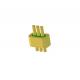 Kovar 4J29 3 Pin Header Connector Hermetic DC Straight Cut For Solder JMC-1139-JH