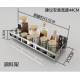 Commercial Stainless Steel Wall Spice Rack Sauce Holder Stable Structure