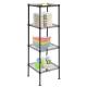 4 Layers Bathroom Lightweight Wire Storage Racks 14 W X 14 D X 54 H