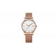 Stones Mesh Band Stainless Steel Ladies Watch With 30M Water Resistant