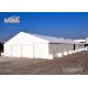 White Exhibition Clear Span Tents 50 x 150 m , Glass Wedding Tent