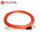 Red Multimode Patch Cord MT-D1000 3.0mm Duplex Fiber Optic Cable With SC Connector