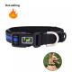 Glowing In Dark Designer Dog Leashes and Collars Thick Reflective Luxury Personalize Dog Collar For Dogs Private Lable