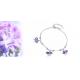 S925 silver bracelet Korean cute bow silver diamond jewelry to send his girlfriend a gift