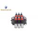 High Pressure Hydraulic Directional Valve HSSD8 3 Spools Manual Control Type BSPP Ports
