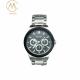 Quartz Wrist Watch with Mineral Glass Surface with Stainless Steel Strap