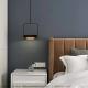 Iron Single Decorative Pendant Light For Bedroom Bedside L300 X W200 X H280MM