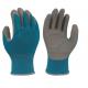 Blue Polyester Liner Latex Palm Coated Winter Work Gloves