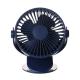 5 Vane Desk Clip On Fan Mini USB Rechargeable Portable 360 Degree Rotating Fan