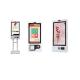 Android/Win7/8/10 Self Service Ordering Kiosk for Restaurants Wall Mounted Design