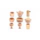 Eco-friendly Wooden 3D Building Blocks Creative Art Gift Home Ornament Decoration Solid Wood Kids Toys DIY wooden toy