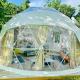 Flame Retardation 2 People Geodesic Dome Tent For Glamping Resorts