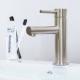 Solid Steel 316 Body Basin Mixer Brush Satin Bathroom Faucet Tap Basin Faucet