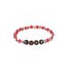 Hematite Beaded Alphabet Bracelets , 6mm Red Hearts Love Beaded Bracelet