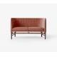 Hotel Dining Room Restaurant Booth Seating Sofa With Steel / Wood Legs