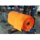 Orange Silicone Rubber Coated Fiberglass Fabric Used In Fireproof Flexible Joint