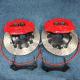 4 Piston Car Brake Calipers Front F50 Two Piece Fixed Fit For 355mm Brack Disc