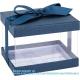 Clear Plastic Gift Boxes Bakery Boxes With Base, Lid & Ribbon Cakes, Pastries, Cookies, Cupcakes & Party
