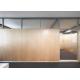 Cutsomized Solid Glass Partition Wall System Steel Melamine HPL With Door
