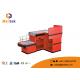 Shopping Mall Cash Register Display Counter Bright Color For Restaurant