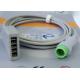 LL Style 5 leads Patient Truck Medical Cable For Hospital , OEM service
