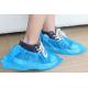 Disposable Non Woven Shoe Cover Blue Color For Medical Dental Cleanroom