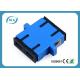 Blue Dulplex Fiber Optic Cable Accessories Adapter For FTTH Network System