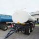 TITAN monoblock diesel milk transport drawbar tanker trailer for sale