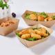 0.25LB 25# Biodegradable Disposable Tableware Boat Frie Snack Trays
