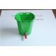 8 L Plastic Milking Machine Spares Feeding Buckets With Metal Handle For Calf