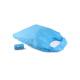 Blue Waterproof Collapsible Shopping Bag Folding Mattress Storage With Button Closure
