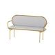 New Century Upholstered Booth Bench / Bar Banquette Seating With Arms