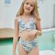 Fish Digital Printing Children'S Swimming Suits Split Cute Girl Swimsuit Bikini