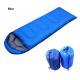 Small Comfortable Hooded Thermal Sleeping Bag for 4 Season - Blue/Red Color 210X75 CM